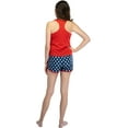 thumbnail image 4 of Wonder Woman Logo Womens Mesh Tank & Shorts Pajama Set, 4 of 6