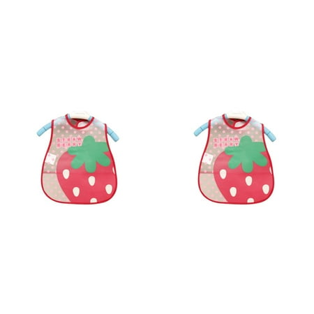 

2pcs Cartoon Baby Bibs EVA Waterproof Newborn Translucent Bibs Feeding Baby Cloths Saliva Towel Print Apron