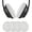 Gray, variant on Stretchable Headphone Ear Pad Covers, XISELI 2 Pairs Washable Fabric, Universal Fit for Over The Ear Headphones, Gaming, Workouts Protect from Sweat & Peeling (Black, 3.54“-4.33”)