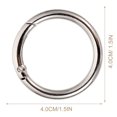 thumbnail image 3 of SUTENGDA 10pcs Flat Key Rings Metal Split Circles Key Chain Making Rings DIY Circle Rings, 3 of 5