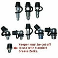 thumbnail image 3 of Bgsha Brake Bleeder Screw Cap Grease Zerk Fitting Cap Rubber Dust Cover black, 3 of 7