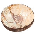 thumbnail image 5 of FRCOLOR Coconut Shell Bowl for Decor Assorted Color Natural Style MultiFunction Coconuts Bowl Lightweight, 5 of 8