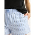 thumbnail image 2 of Joyspun Women's Woven Pajama Boxer Shorts, 3'' Inseam, Sizes XS-3X, 2 of 6