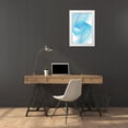 thumbnail image 3 of Aesthete 22x32 White Modern Wood Framed Museum Art Print Titled - Comb Strokes Three, 3 of 4