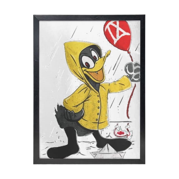 Ice Nine Kills Black Framed Canvas Wall Art Fashion Decor, 12x16in Wall Decor For Living Room, Bedroom, Office