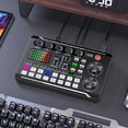 thumbnail image 7 of Facmogu Podcast Equipment Bundle, F998 Live Sound Card with BM800 Recording Studio Microphone, Professional Live Sound Card, 7 of 7