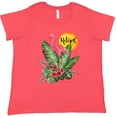 thumbnail image 3 of Inktastic Tropical Retirement Watercolor Women's Plus Size T-Shirt, 3 of 5