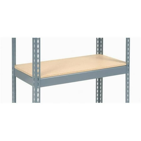 

96 x 48 in. Baked Enamel Wide Span Storage Rack Shelf Gray