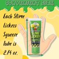 Squeeze Sour Candy 3 Slime Lickers 2.47 Oz Tubes Of Gel Candy In Green