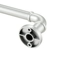 thumbnail image 3 of Eclipse Somerton 3/4" Pipe Blackout Wrap Curtain Rod, 36-66", Brushed Nickel, 3 of 8