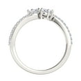 thumbnail image 3 of Aonejewelry 1 Ct Two Stone Diamond Ring 14K White Gold, 3 of 4