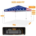 thumbnail image 3 of EAGLE PEAK 12 x 12 Pop Up Canopy Tent Instant Outdoor Canopy Easy Set-up Straight Leg Folding Shelter, 3 of 10
