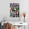 thumbnail image 2 of Elephant Stock Light And Dark Work Wall Art - Vertical Canvas Wall Art - Living Room Wall Decor - Abstract Canvas - Pink And Black Decor By Alloyius Mcilwaine - 16" x 24", 2 of 8