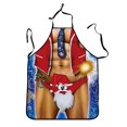 thumbnail image 1 of Fun Aprons Muscular Male Sexys Women Pattern Aprons Adjustable Kitchen Baking, 1 of 2