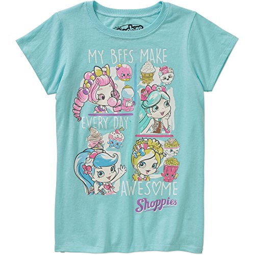 Shopkins Girls Pink We Love Fry Day Hoodie Friday Frenchfry T-Shirt