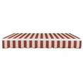 thumbnail image 4 of Awntech 8 Ft Maui Manual Heavy Duty Patio Retractable Awning (96in x 9.25in x 78in), Burgundy/Tan Stripe, 4 of 9