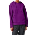 thumbnail image 2 of IMENGL Hoodies trendy knit drawstring pullover, Purple L, Size M-3XL, 2 of 7