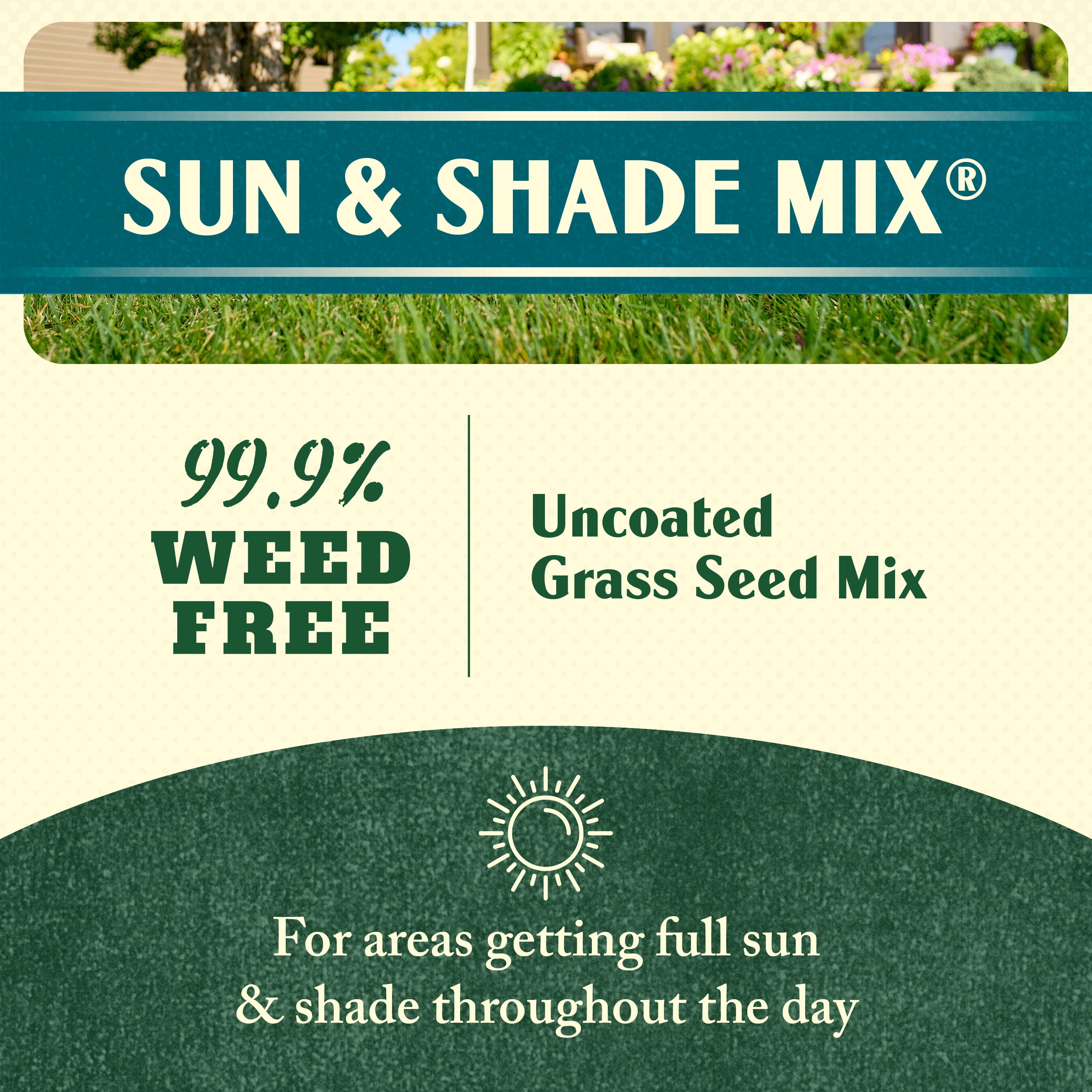Scotts Heritage Grass Seed Sun & Shade Mix, 7 lbs.