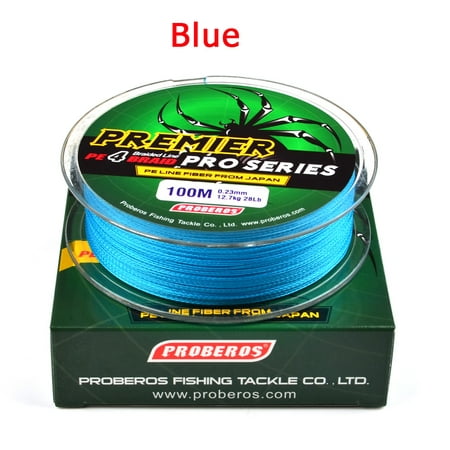 100M Super Strong Braided Fishing Line, PE Multifilament Carp Fishing Rope Color:blue Line (Best Sinking Carp Line)