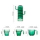 thumbnail image 3 of Tazas de en forma de cactus Cristalería apilable Vaso para beber Tazas de café apilables 4 piezas Tazas de cactus de para barra de té Soledad taza de cristalería, 3 of 10