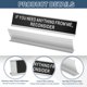 thumbnail image 3 of Uxcell SI NECESITAS ALGO DE MÍ, RECONSIDERA Placa de Nombre de Escritorio, Placa de Aluminio Divertida para Oficina, Regalos de Broma para Compañeros de Trabajo, Plata/Blanco sobre Negro, 3 of 7