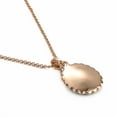 thumbnail image 5 of Yoursfs Red Pendant Necklace For Women CZ Crystal Oval Gold Plated Jewelry Holiday Gifts, 5 of 7