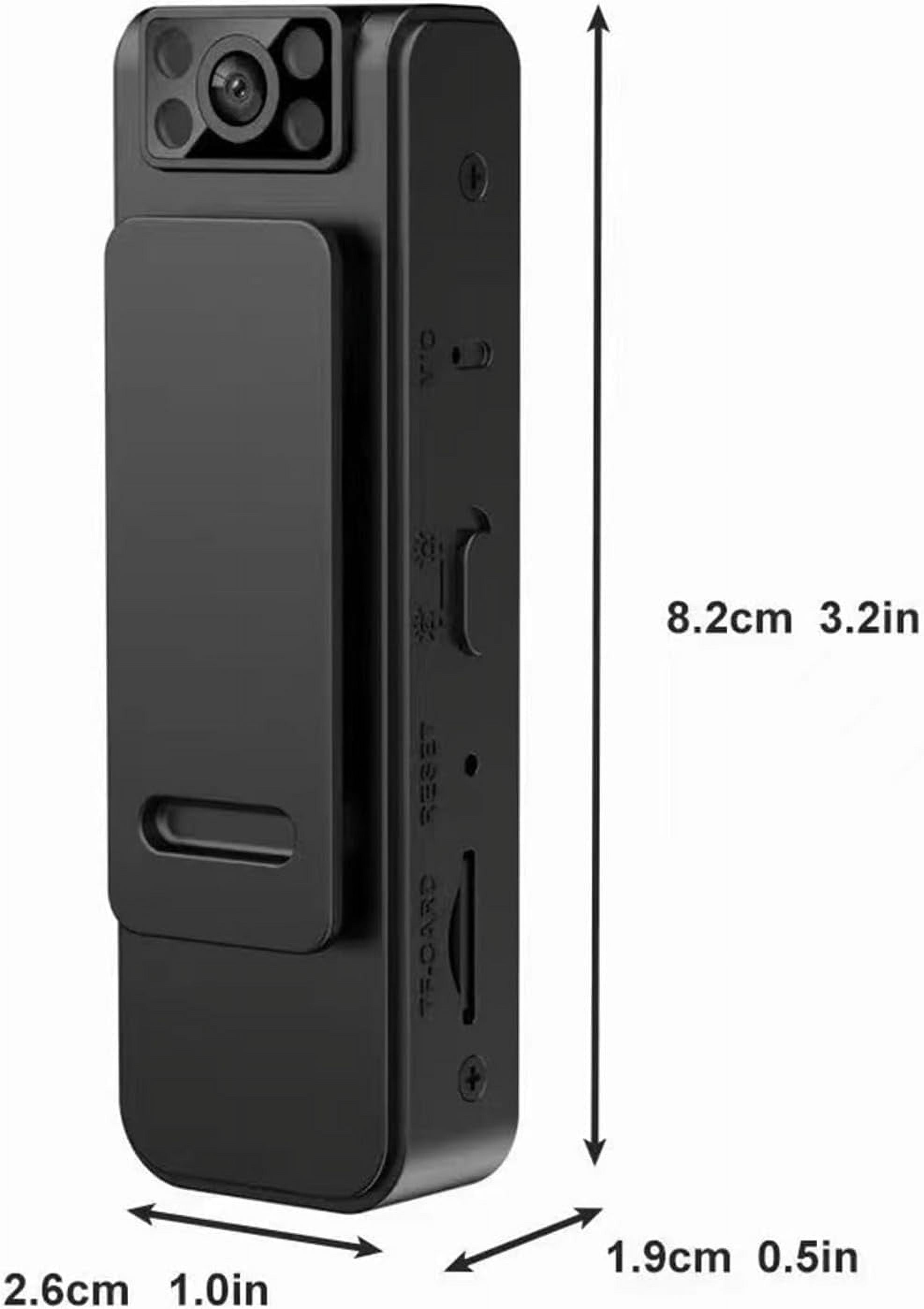 HD 1080P Noise Reduction Camera, Hobeli Sports Camera, Portable Back Clip Night Vision Body Camera, 8-64GB Hobeli Sports Camera, 7 Hours Video Recording