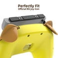 thumbnail image 3 of Mytrix Racing Steering Wheels Hand Grips Accessories For Nintendo Switch Joy Con with Kawaii Cat Ears - Yellow and Brown 4 Pcs, 3 of 8