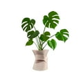 thumbnail image 4 of Brent MidCentury Modern Indoor Crushed Can Eco-Friendly 3D Printed Planter with Drainage, Sand, 4 of 6