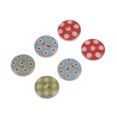 thumbnail image 4 of Botón pintado colorido de los botones de madera de la impresión mezclada 100pcs para la ropa de DIY, 4 of 9