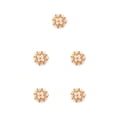 thumbnail image 3 of Qarigey Bufanda Anillo Perla Diseño simple Todo-fósforo Flor Vintage Moda Joyería decorativa Multiusos Chal Pin Regalo del día de San Valentín Oro Type2 NO2 Qarigey CBP191122, 3 of 4