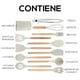 thumbnail image 3 of Juego de Utensilios de Cocina | Kit 12 Piezas de Cocina | Set de Instrumentos de Silicona | Mango de Madera Resistentes | Herramientas de Cocina Multifuncionales, 3 of 5