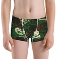 thumbnail image 5 of Yiaed Camouflage Skull Print Boys' Boxer Briefs Cotton Casual Stretch Comfort Boys Boxers - Kids Boxer Briefs Underwear for Boys (6-18)-Large, 5 of 5