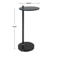 thumbnail image 7 of Uttermost Steward Round Drink Table in Black, 7 of 7