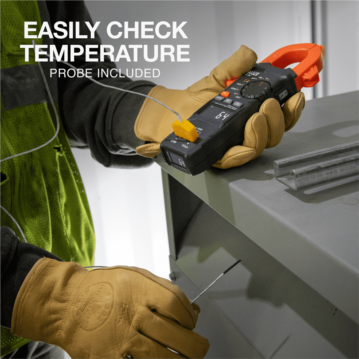 Klein Tools 400A AC/DC Dual-Display Auto-Ranging Digital Clamp Meter