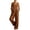 Light Brown, variant on Domzest Womens 2 Piece Linen Blend Set Sleeveless Button Tank Top & Wide Leg Pants Set Summer Casual Outfits Sky Blue L