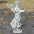 thumbnail image 3 of Roman 17.75" Inspirational Angel Decorative Outdoor Bird Feeder Garden Statue, 3 of 4