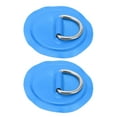 thumbnail image 4 of D-Ring Pad, 2pcs Deck Accessories PVC D Patch Long Service Life Reusable  for PVC Inflatable Boat Kayak Canoe for Roof Racks Trailers Ground Sheets Yellow,Blue,Red,Emerald, 4 of 7