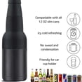 thumbnail image 5 of 3 in 1 Beer Bottle and Can Cooler, Vacuum Insulated Double Walled Stainless Steel Cooler with Beer Opener, 12 oz. Slim Can Insulator Holder, 5 of 7