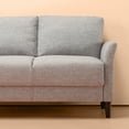 thumbnail image 2 of Zinus Jackie 2-Seater Loveseat, Soft Grey, 2 of 8