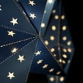 thumbnail image 3 of Aurora Superstar 30" Blue Hanging 5 Point Star Light LED Lantern Decor, Weatherproof Fold-Flat Plastic Lighted Star, 3 of 6