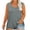 Gray, variant on Women Plus Size Tank Tops Summer Scoop Neck Side Split Sleeveless T-Shirts Tops Casual Loose Tees Tunics Shirts