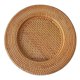 thumbnail image 1 of de Ratán Natural Hecho A Mano de 13 Pulgadas, Mantel Individual Redondo , Bandeja para Servir Pan y Aperitivos, Decoración de Mesa, 1 of 5