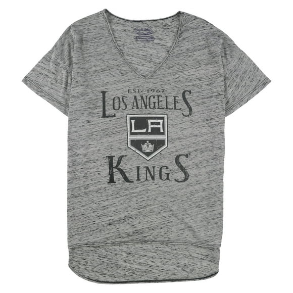 Majestic Womens Los Angeles Kings Est 1967 Graphic T-Shirt, Grey, Plus Size, 2X