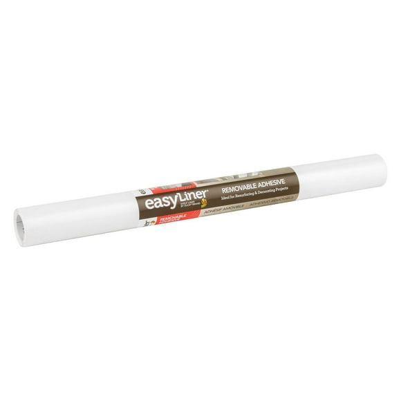 EasyLiner Contact Paper Removeable Adhesive Shelf Liner, White, 20 in. x 20 ft., 20 in. x 20 ft.