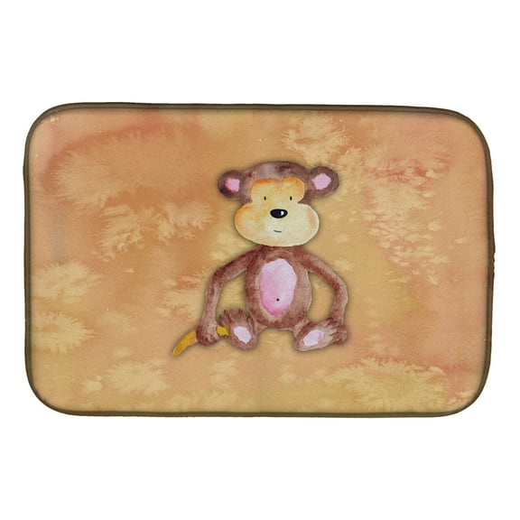 Monkey Watercolor Dish Drying Mat