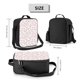thumbnail image 2 of Fotbe Floral Lonchera Bolsa de Almuerzo para Hombres y Mujeres, Lonchera de Gran Capacidad, Bolsa de Almuerzo Reutilizable, Bolsa Térmica Aislante, 2 of 7