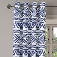 thumbnail image 3 of Ambesonne Grommet Curtain, , 50"x72", White and Dark Lavender, 3 of 5