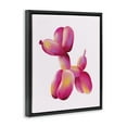 thumbnail image 4 of Stupell Industries Pink Balloon Dog Animals Painting Black Floater Framed Canvas Art Print Wall Art, 25 x 31, 4 of 10