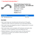thumbnail image 2 of Return Turbocharger Coolant Line - Compatible with 2012 - 2016 BMW 528i xDrive 2.0L 4-Cylinder 2013 2014 2015, 2 of 2